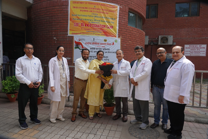 थैलेसीमिक चैरिटेबल ट्रस्ट ने “पोषण माह” और “राष्ट्रीय स्वैच्छिक रक्तदान दिवस” मनाया